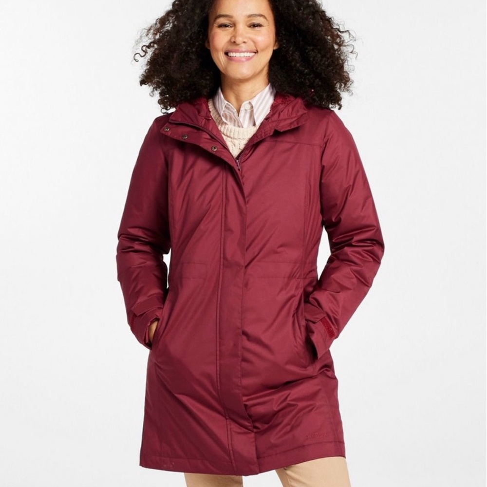 L.L. Bean Winter Warmer Insulated Hooded Coat